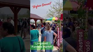 Djembe Orchestras of Colorado drumming at Longmont Farmers Market