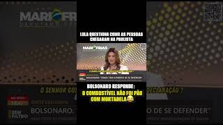 Bolsonaro Responde a provocação de Lula sobre a manifestação da paulista