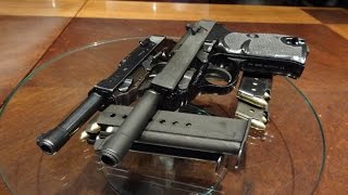 Walther P38 & P01 range shooting - Вальтер П38 и П01 - стрельба в тире