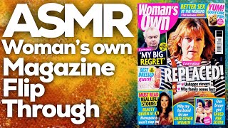 Calming ASMR Read Through: Exploring Woman's own Magazine,  Whispering & Page Flip, StevenAntonyASMR