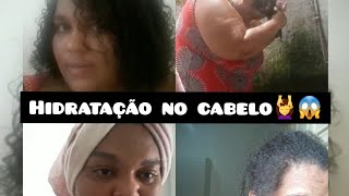 fiz uma hidratação com receitinha caseira para o cabelo #cuidadoscomcabelo#cachos#receita