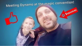 Dynamo at magic convention met me!!!