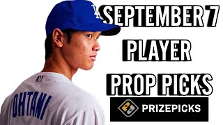 MLB PRIZEPICKS TODAY | 6 BEST PROP PICKS | SATURDAY | 9/07/2024 | BEST PROPS | NBA BETTING |