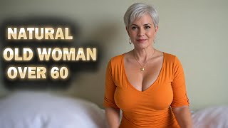 Natural Older Women OVER 60🤩 Fashion Tips Review Part 18 #over60 #naturalwoman