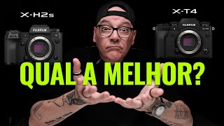 FUJIFILM X-H2s VS FUJIFILM X-T4 - ELAS PODEM CONCORRER?  [🎬 Cortes]