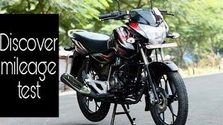 Bajaj Discover 100M Mileage Test