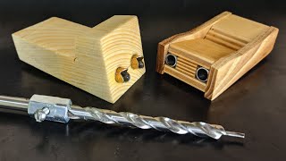 2 ways to make Pocket Hole Jig + DIY Pocket Hole Drill bit