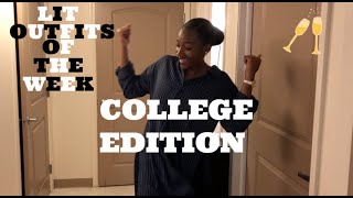 COLLEGE OUTFITS OF THE WEEK!|CurryTwins