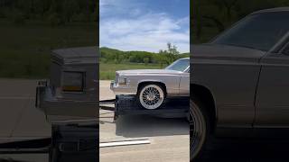 Pulling Cadillac On Texas Wires With The Cummins Diesel On 24x12