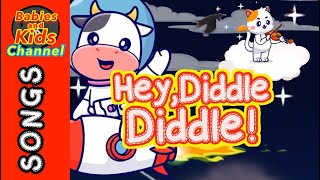 Hey, Diddle, Diddle! | ESL ANIMATION | Nursery Rhymes & Kids Songs | Babies and Kids Channel