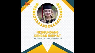 Jasa Video Animasi Undangan Syukuran Wisuda WIS2 by Griya Kreatif