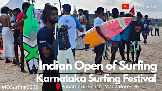 Surfing | Indian Open of Surfing | Karnataka Surfing Festival | @4StressBuster | #4StressBuster