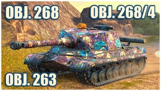 Объект 268, Объект 268/4 & Объект 263 • WoT Blitz Gameplay