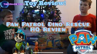 Paw Patrol Dino Rescue HQ Review -Toys - Kids - playset - Chase - Rubble - Marshall - Dinosaur