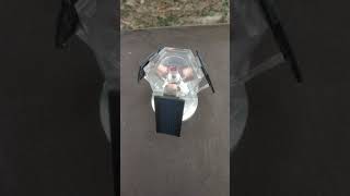 Solar electric motor test #1