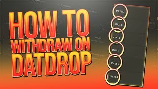 HOW to WITHDRAW on DATDROP (with PayPal, Bitcoin, Ethereum, CSGO Skins)