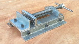 Few people know how to make a simple DIY metal drill vise