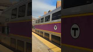 MBTA Commuter Rail Leaving South Station