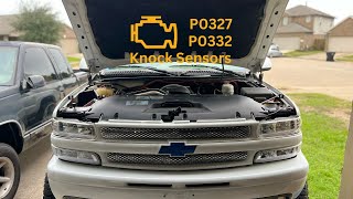 2005 Tahoe Knock Sensor Relocation | Finally Solving Knock Issue | Codes P0327 & P0332