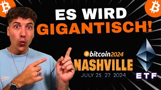 Nächste Woche wird LEGENDÄR! Bitcoin Conference, ETH ETFs & Wichtige News!