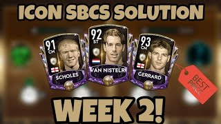 ICONS SBC WEEK 2 SOLUTIONS! CHEAPEST WAY TO GET GERRARD, SCHOLES, KAKA, NISTELROY! FIFA MOBILE 20!