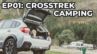 Sleeping INSIDE a Subaru Crosstrek with NO GEAR!?