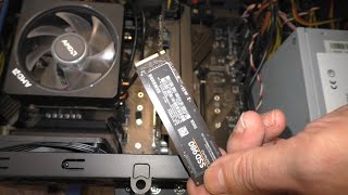 Установка ssd m2 на материнскую плату MSI B550 GAMING PLUS под Windows 10