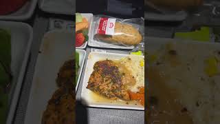 Regular and Gluten free meal on American Airlines