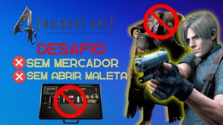 🔴 RESIDENT EVIL 4 SEM ABRIR A MALETA E SEM MERCADOR NO PROFISSIONAL🔴