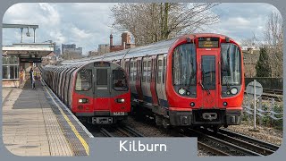 Trains at Kilburn (Jubilee & Metropolitan) | 1st March 2024