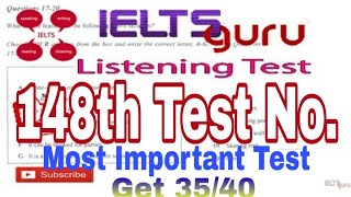 IELTS LISTENING PRACTICE TEST No 148th it's really hard