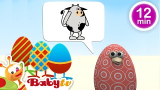 Surprise Egg Birds: Elephant, Cow, and Lobster Dress-Up Spectacle!  Full Episodes @BabyTV