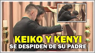 🔴Keiko y Kenyi Fujimori, le dan el ultimo adios a su padre