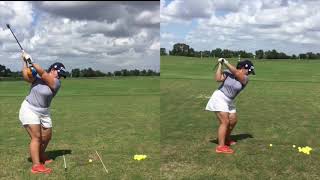 Backswing lesson impact ball & Gabe trainer