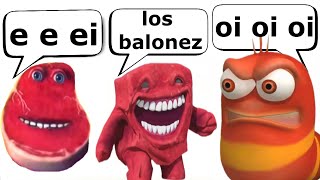 E e ei i'm on vacation vs Ei ei ei los balonez vs Red larva