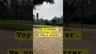 Voy a correr vs Me voy a correr po hiszpańsku #habloespañol #hiszpański #hiszpańskionline