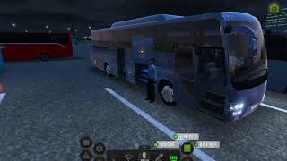 Playing Bus Simulator from Santa Ana to Sacramento - Random Games - Spiky Hair JJ