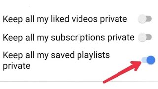 How to keep all my saved playlist private YouTube | #shorts #shortvideo