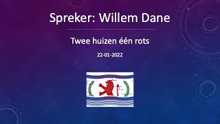 Shabbat 22 januari | Willem Dane | Twee huizen één rots | Messiaanse gemeente Zeeland