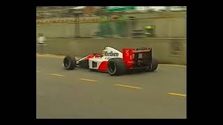 Senna qualifying lap in Brazil 1991 - onboard