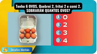 Desafio dos Ovos Quantos Ovos Sobraram Teste sua Lógica!