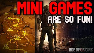 Age of Origins - EXPLORING MINIGAMES IN AGE OF ORIGINS!