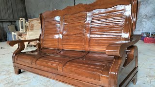 Kursi Tamu Gajah Bangku Minimalis Kayu Jati #shorts #viral #kursitamu #furniture #reels #kursijati