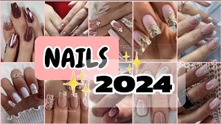 MODA EN UÑAS 2024 ✨ DISEÑOS Y COLORES EN TENDENCIAS PARA 2024 😍💅✨#uñas #nail #nailart