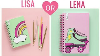 LISA OR LENA (Cute School Supplies)