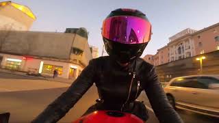 мотоблудни 29’ #мотоТаня музыка в шлеме moto girl bike girl ride #motoTanya