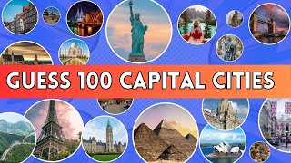 Guess 100 Countries' Capital Cities in Just 5 Seconds? The Ultimate Capital City Challenge!