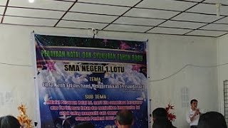 PERAYAAN NATAL SMA NEGERI 1 LOTU || VOCAL DUET WITH ORTU