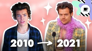 HARRY STYLES ZIJN MEEST ICONISCHE OUTFITS 💜 (2010-2021)