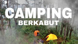 CAMPING IN PINE FOREST || HUTAN BERKABUT ,ASMR